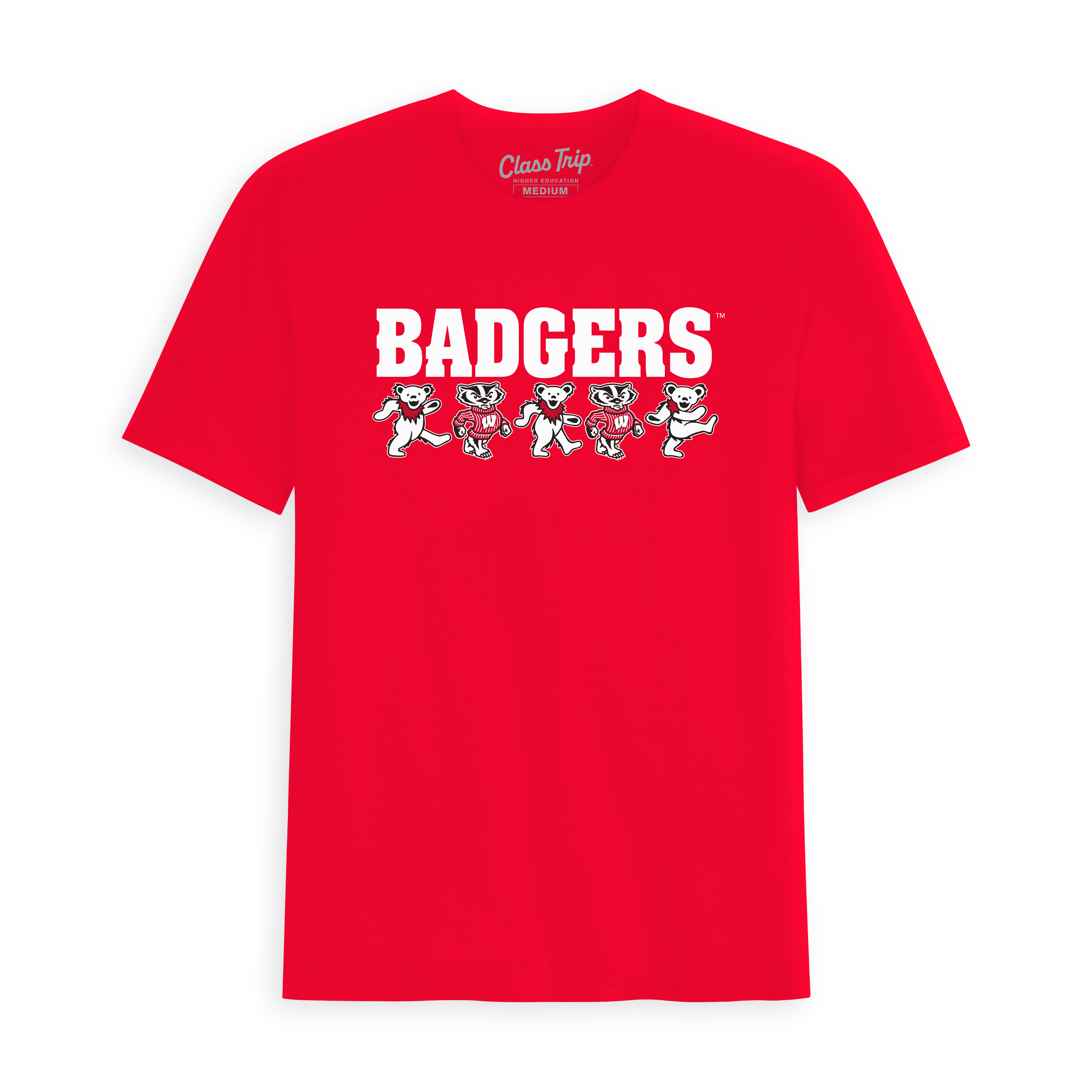 Wisconsin x Grateful Dead Mascot Bear Tee