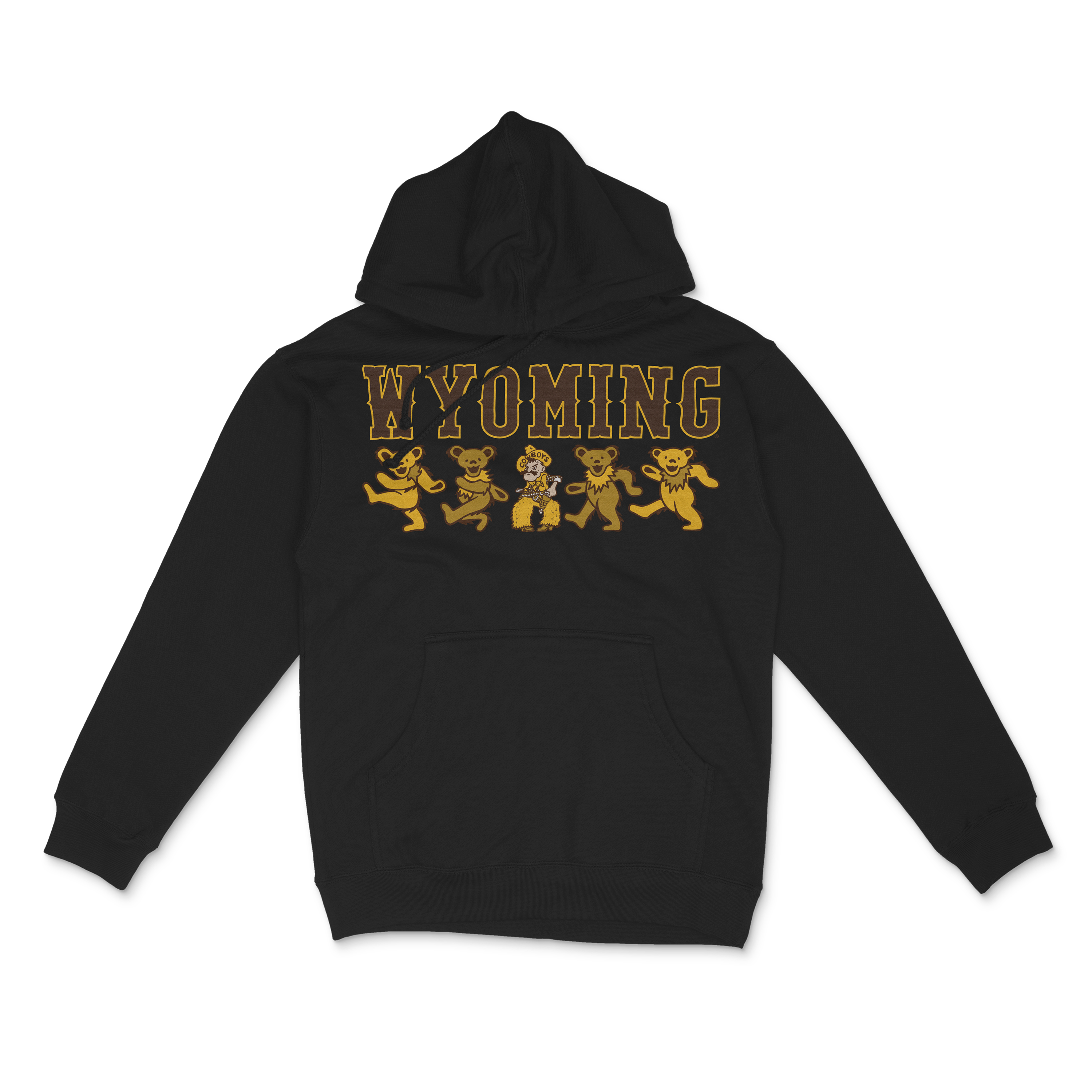 Wyoming x Grateful Dead Mascot Bears Hoodie
