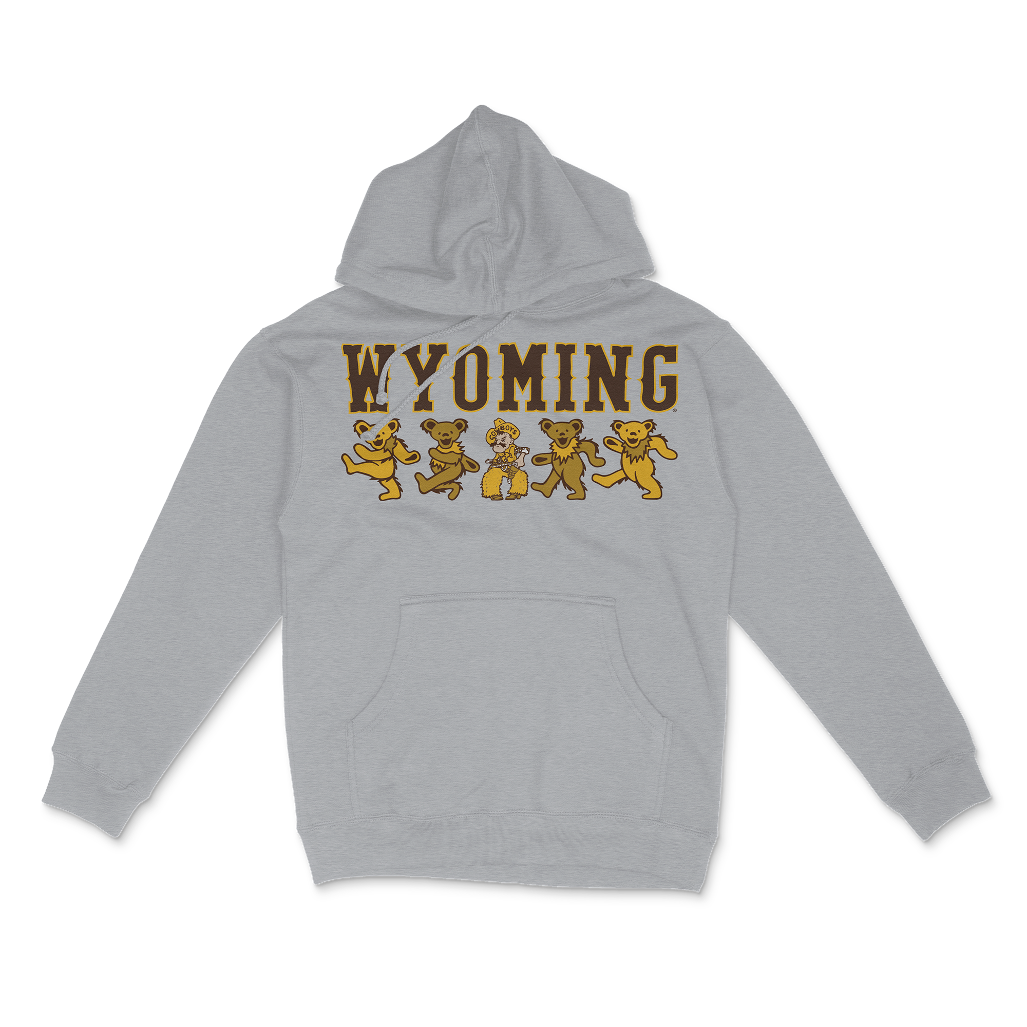 Wyoming x Grateful Dead Mascot Bears Hoodie