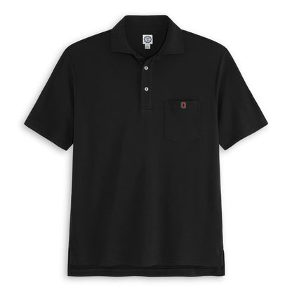 Ohio State Mens Organic Cotton Pocket Polo