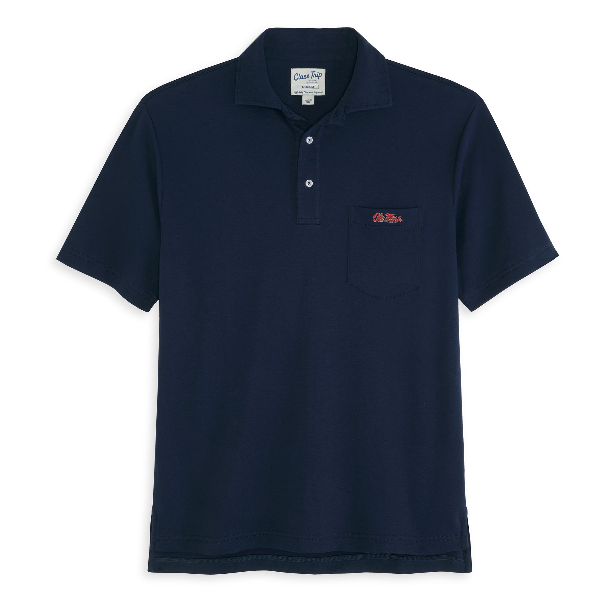 Ole Miss Organic Cotton Pocket Polo