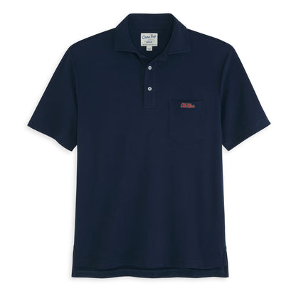 Ole Miss Organic Cotton Pocket Polo
