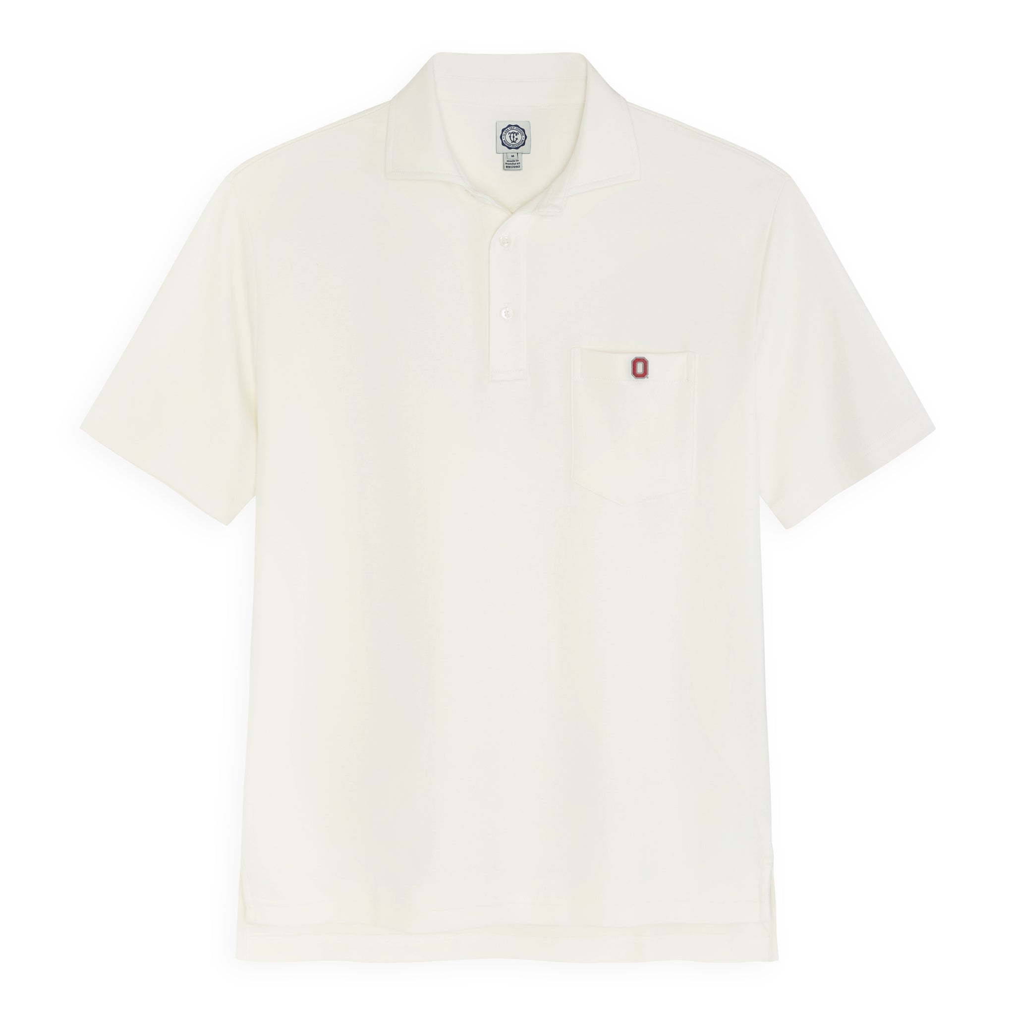 Ohio State Mens Organic Cotton Pocket Polo