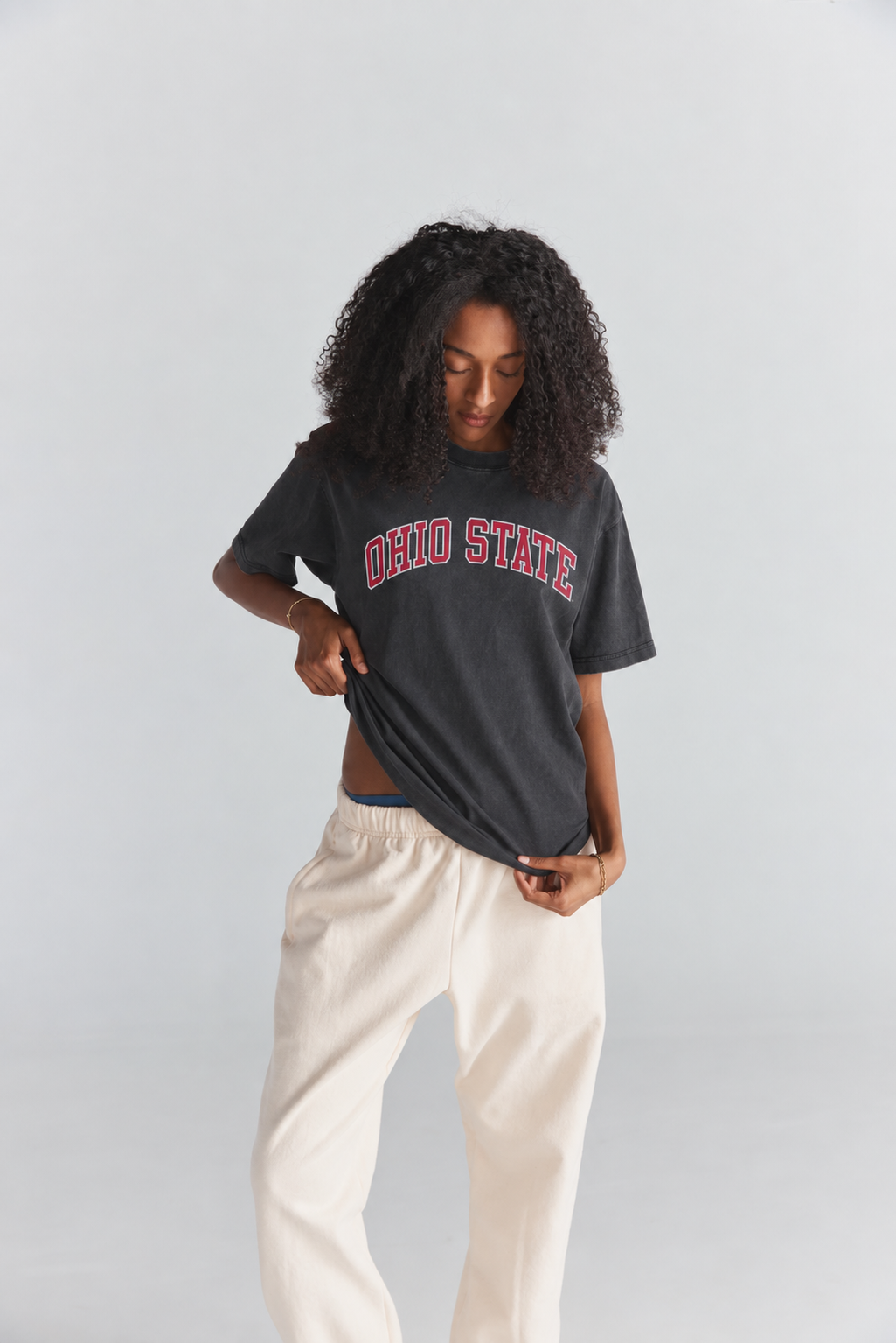 Ohio State Heavyweight Washed Campus Tee
