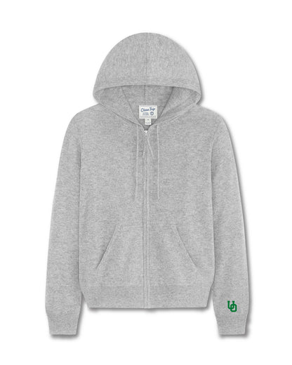 Oregon Women’s Cashmere Full Zip Hoodie Sweater