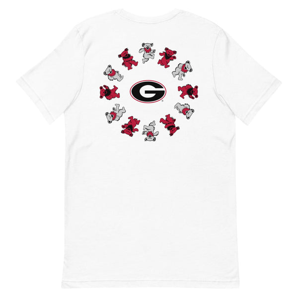 the GazettE　DOVE CIRCLE TEE unisex-staple-t-shirt-white-